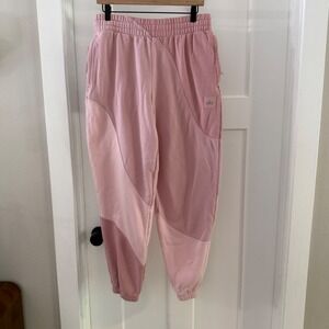 Alo Yoga Make Waves Sweatpant Sunset Pink Tonal Colorblock Jogger Men M Womens L
